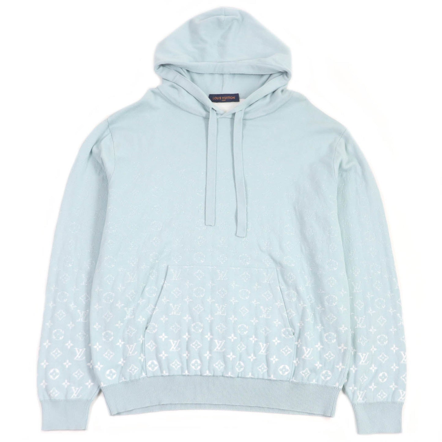 Louis Vuitton Hoodie Cotton Blue Apparel 2