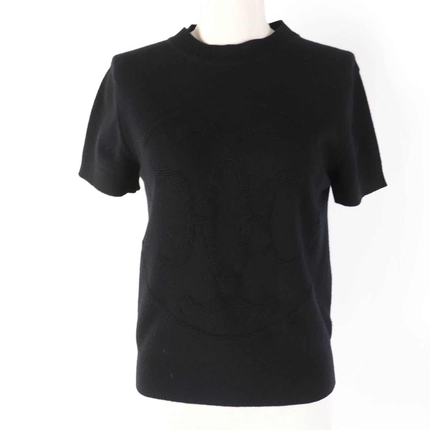 Short Sleeve Knit Main: Cashmere Women Handbag Black Travel Bag