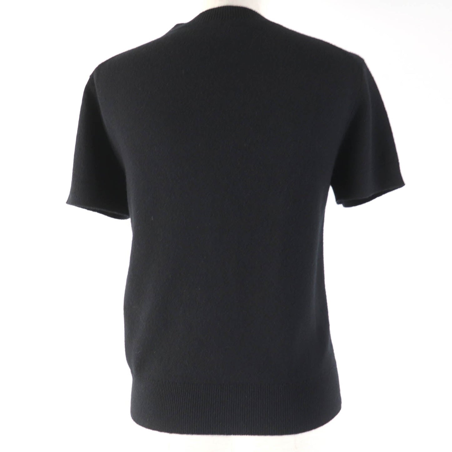 Short Sleeve Knit Main: Cashmere Women Handbag Black Travel Bag