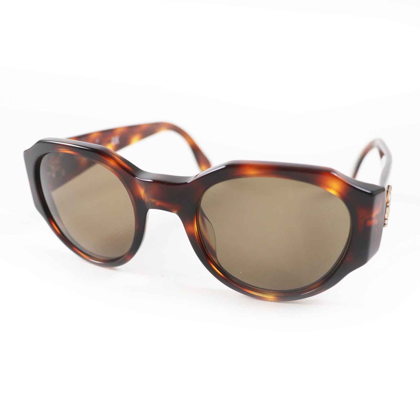 Chanel Coco Mark Tortoiseshell Sunglasses Bag