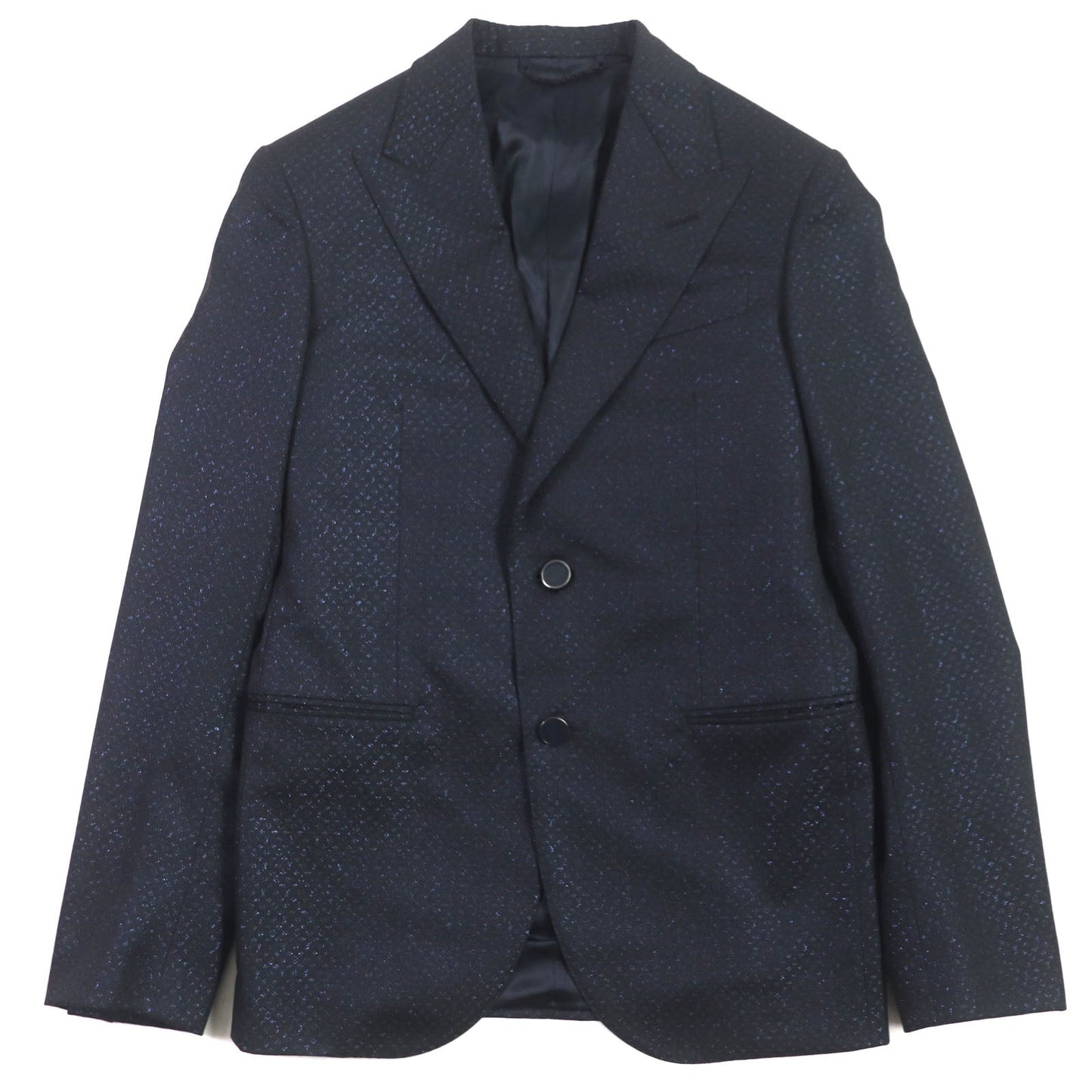 Louis Vuitton tailored jacket HOFJ4E Nylon Wool Cotton Navy Apparel