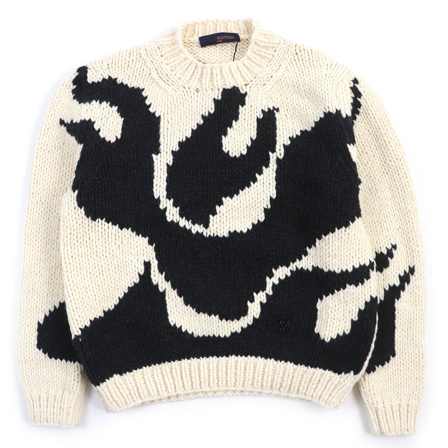 Louis Vuitton knit sia L Wool Black Apparel