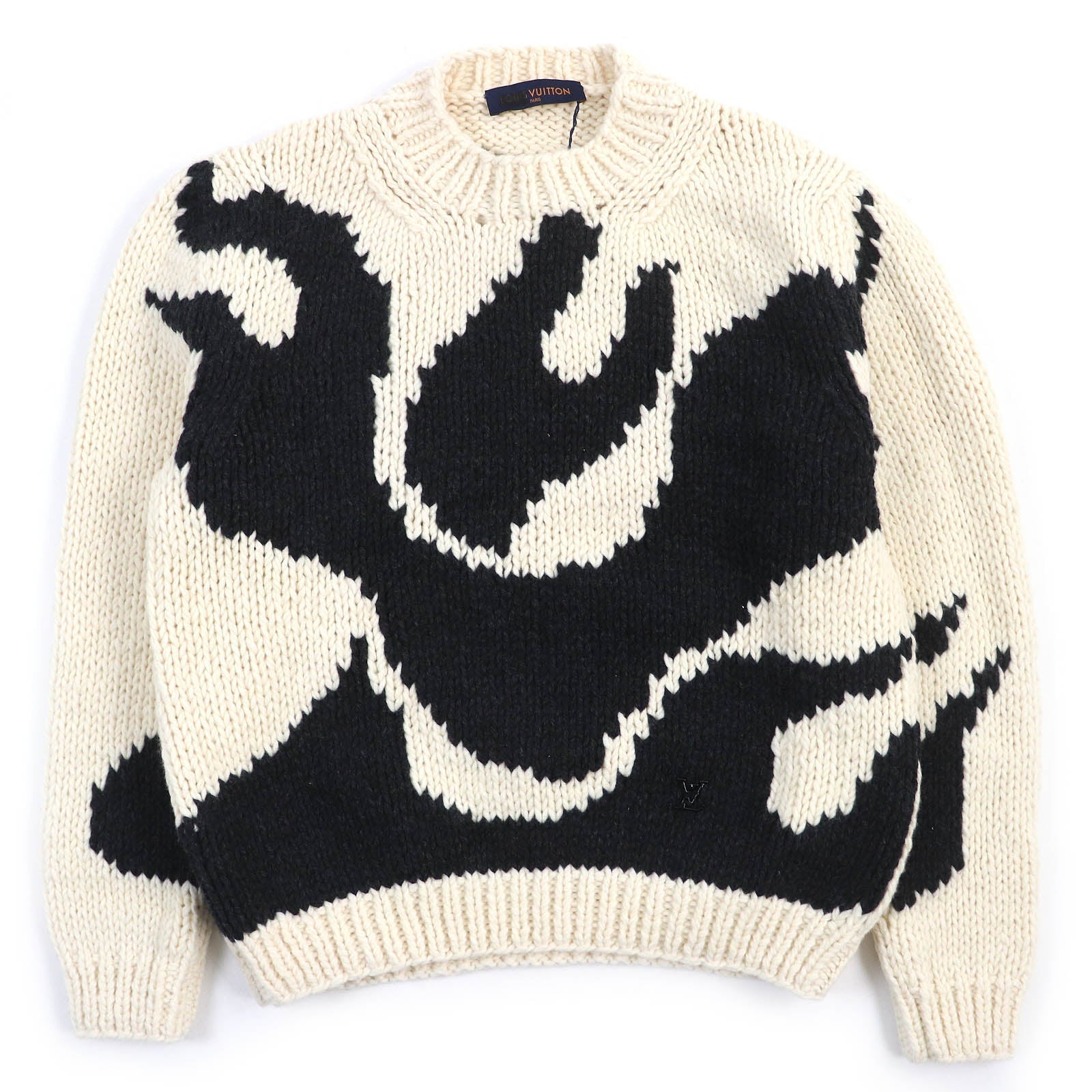 Louis Vuitton knit sia L Wool Black Apparel