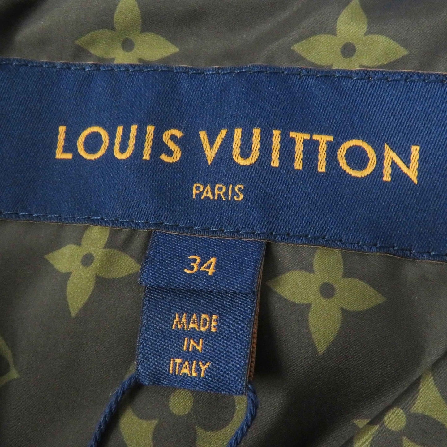Louis Vuitton Down jacket Filling 90 down Nylon Cotton Blue Apparel