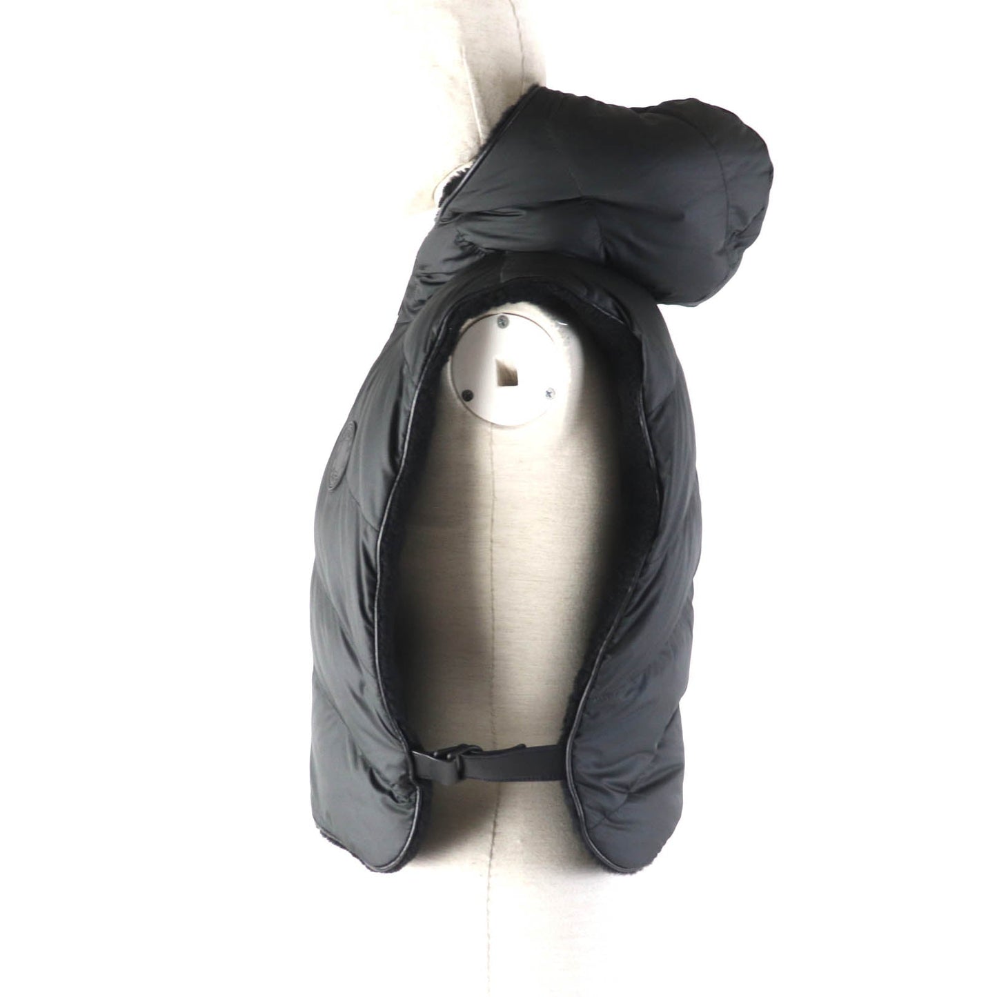 Vest Main: Lamb , Lining: Polyester, Filling: Leather Black Travel Bag