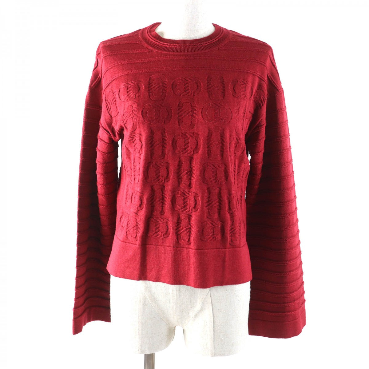 Knit Main: Silk, Main: Cotton, Part: Silk, Nylon Red Travel Bag