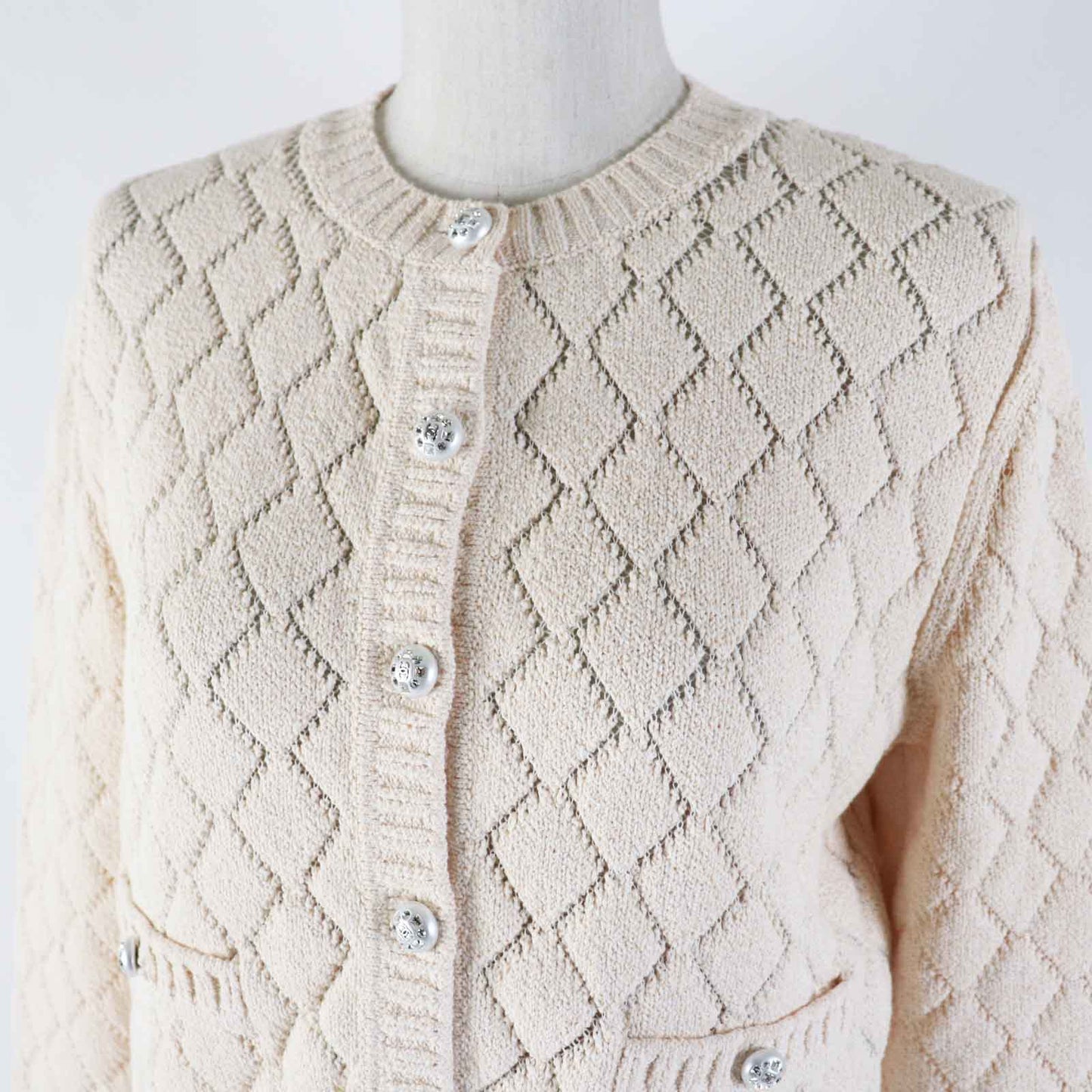 Chanel Cotton Polyamide Cardigan P75071 Bag