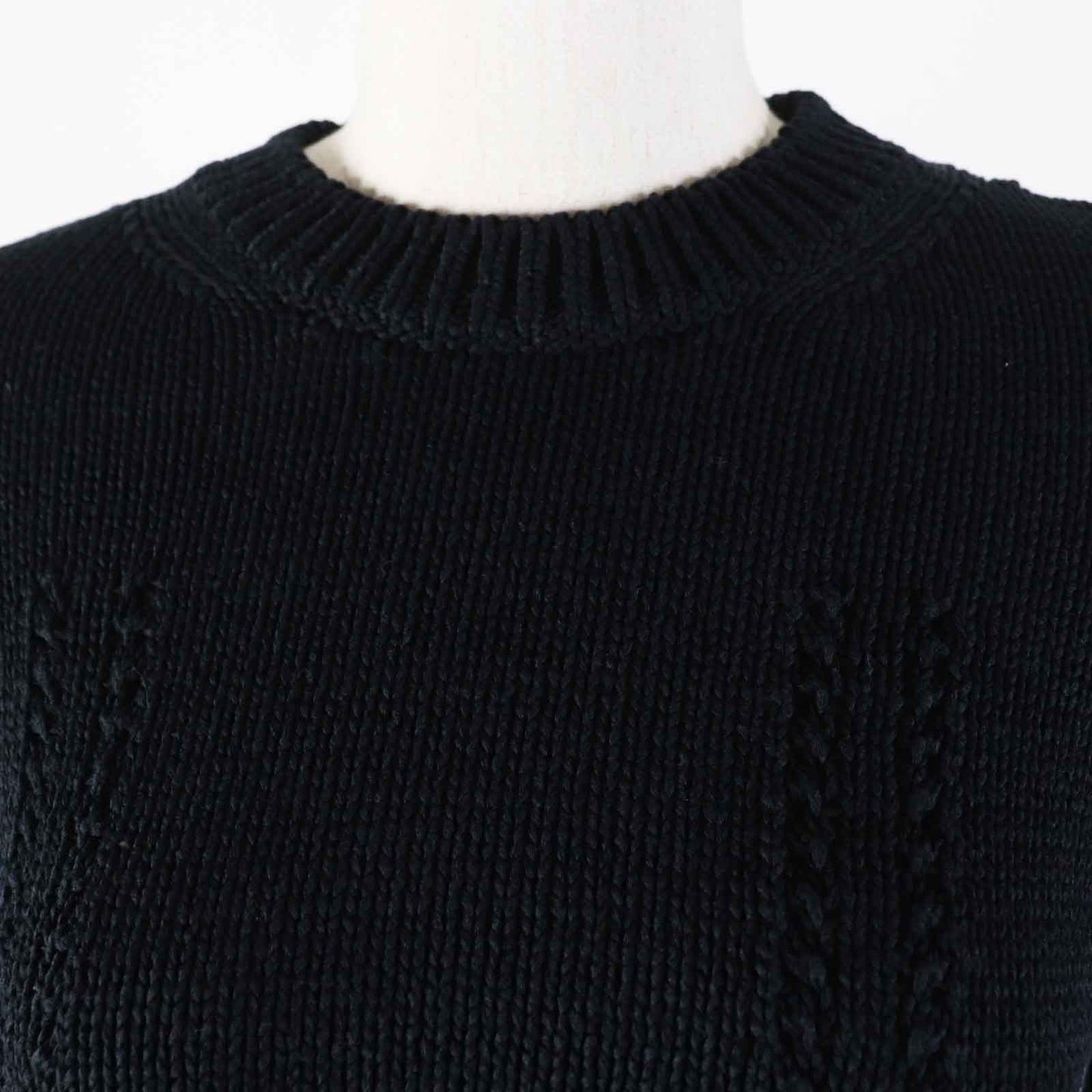 Chanel Short sleeve knit 22S Part 80 Black Handbag