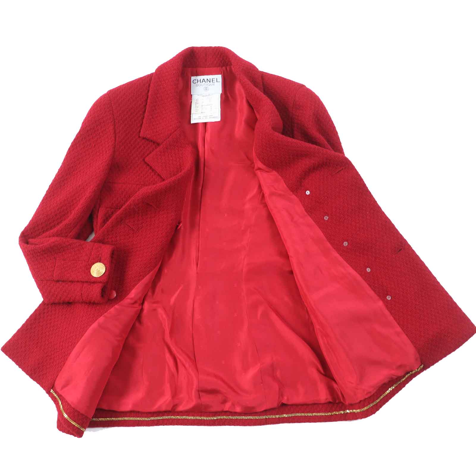 Chanel setup Red Handbag
