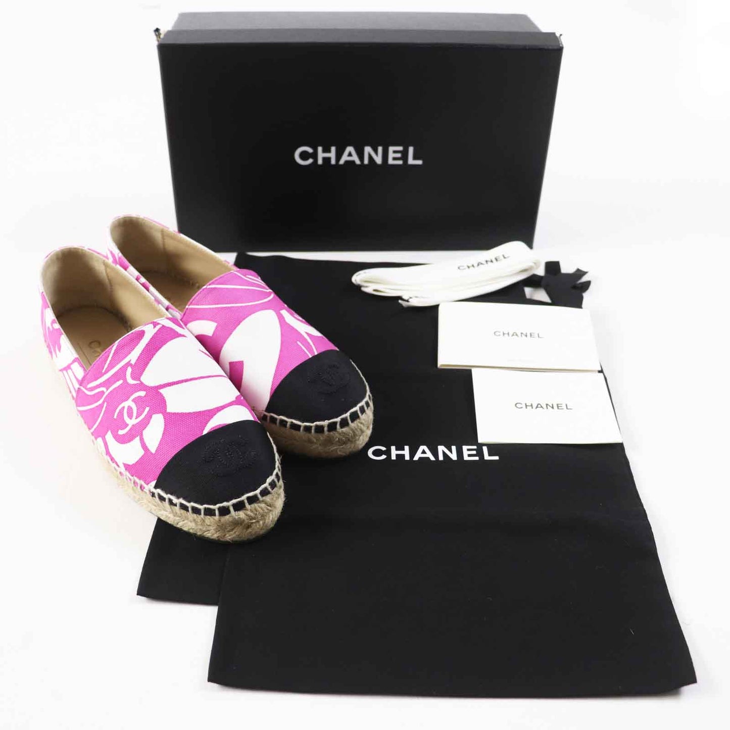 Chanel Slip-on Part Jute Part Rubber purple Canvas Handbag