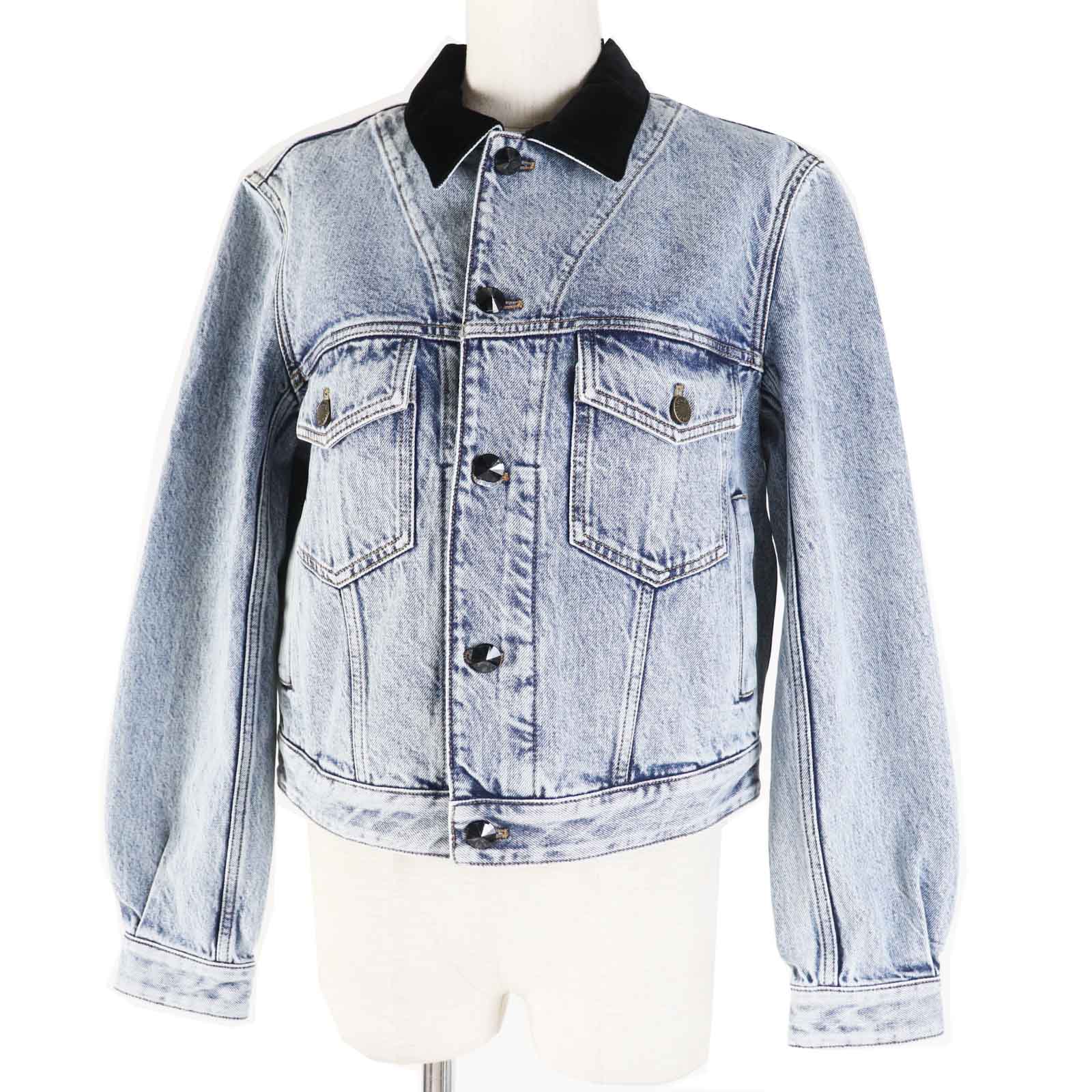 Louis Vuitton Jacket 1AFEPI jacket 36 Denim Cotton Blue Apparel