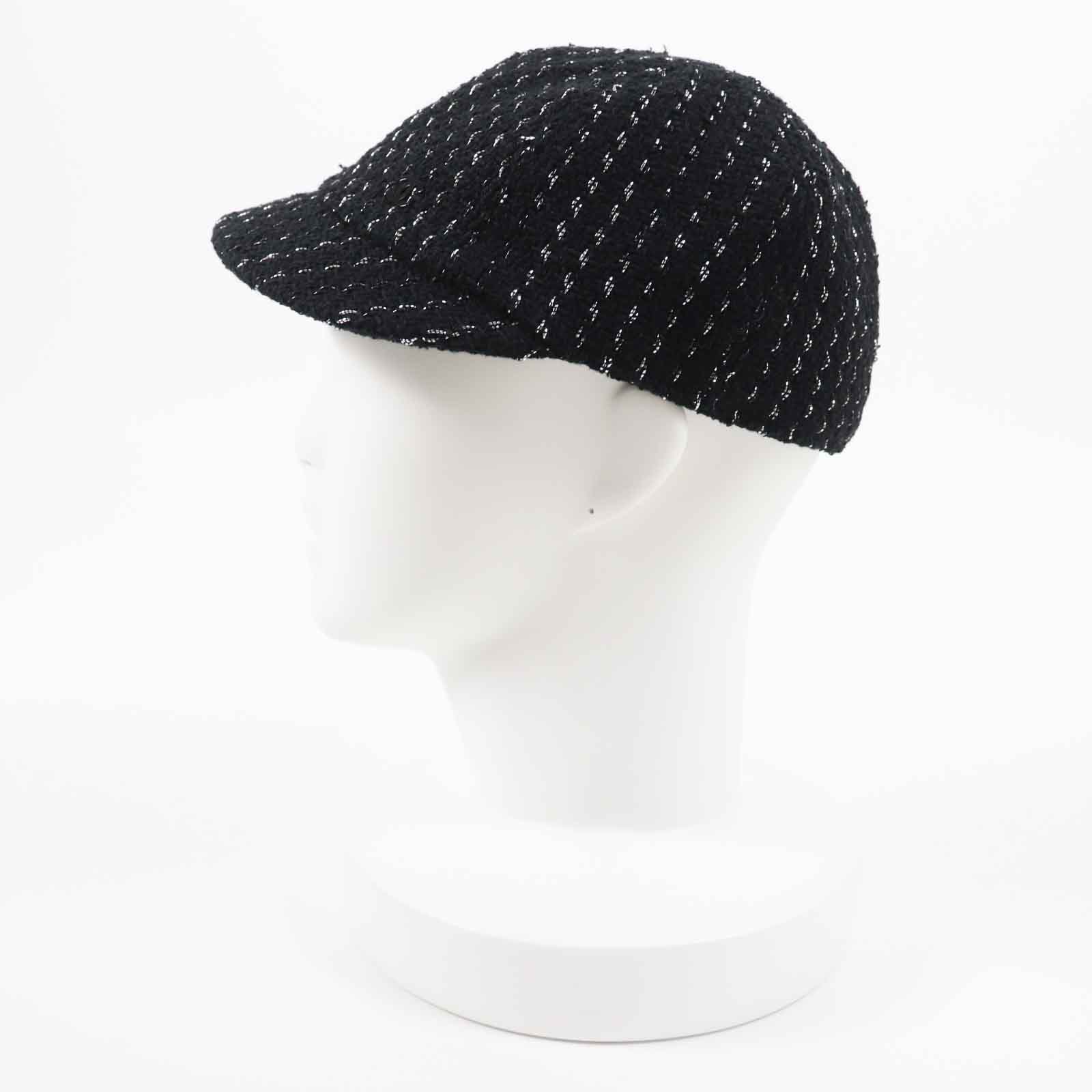 Chanel Casquette 23P Part 100 Black Silver Handbag