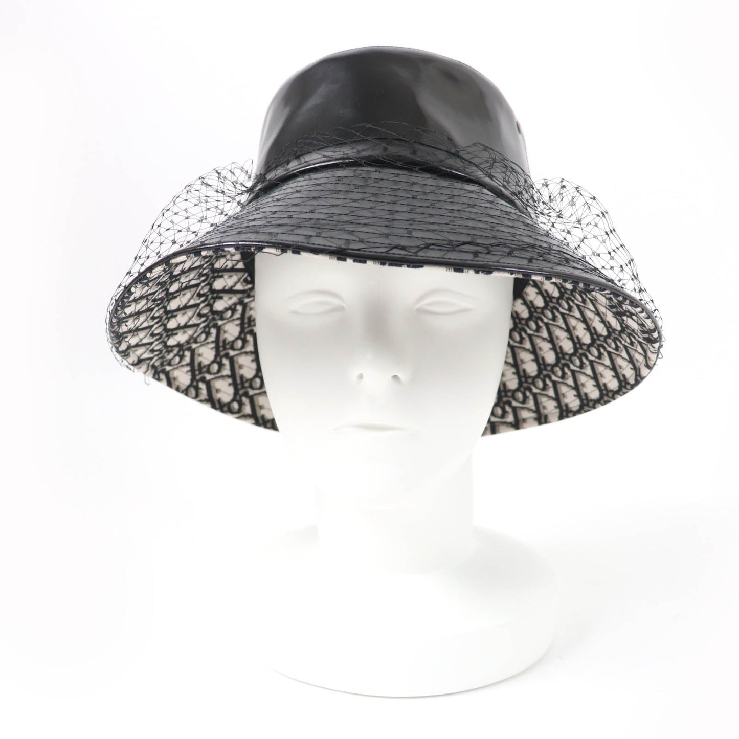 Dior Christian Hat Main: % Polyurethane, Main: % Nylon Black Travel Bag
