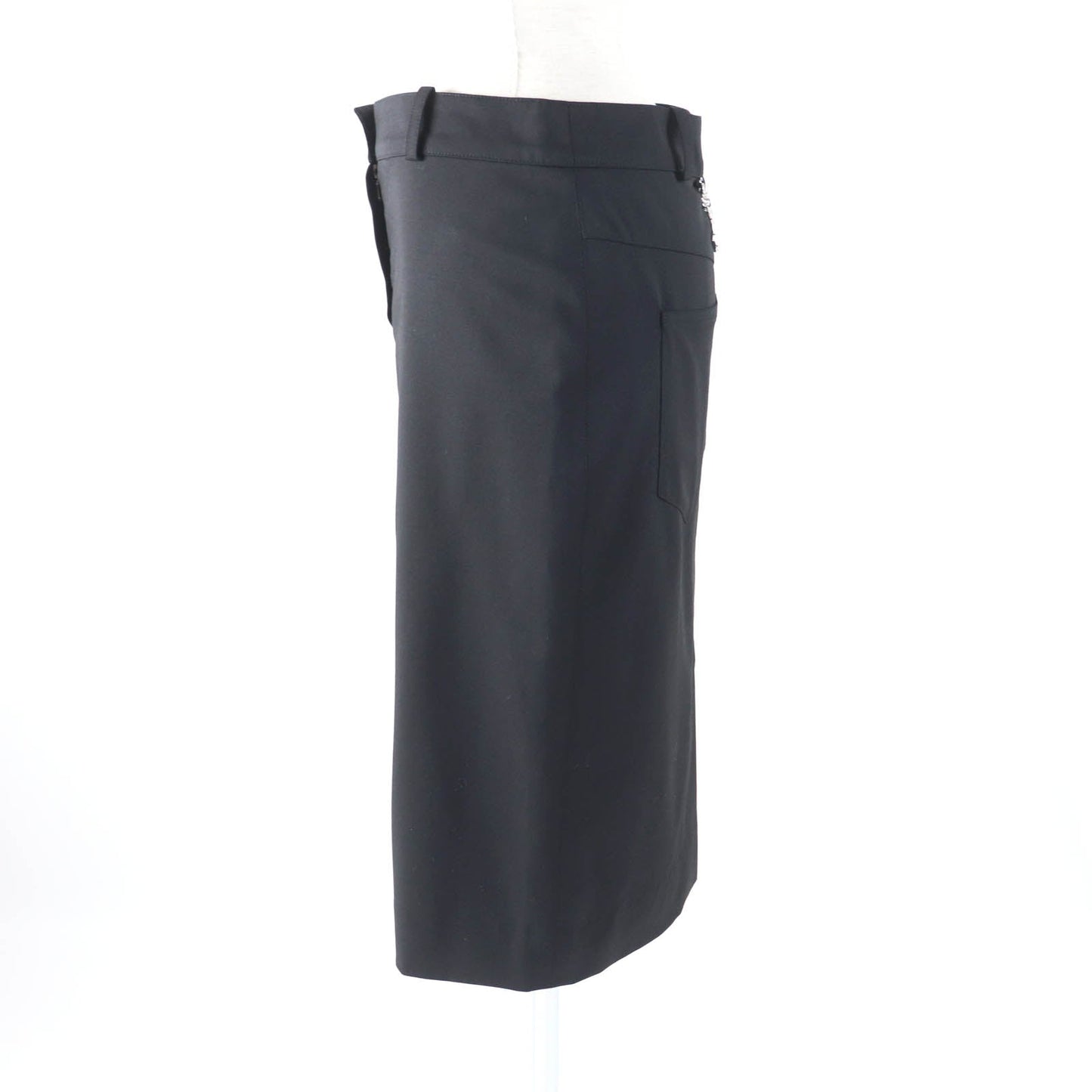 Dior Christian Skirt Outer: % Wool, Outer: % Nylon Black Travel Bag