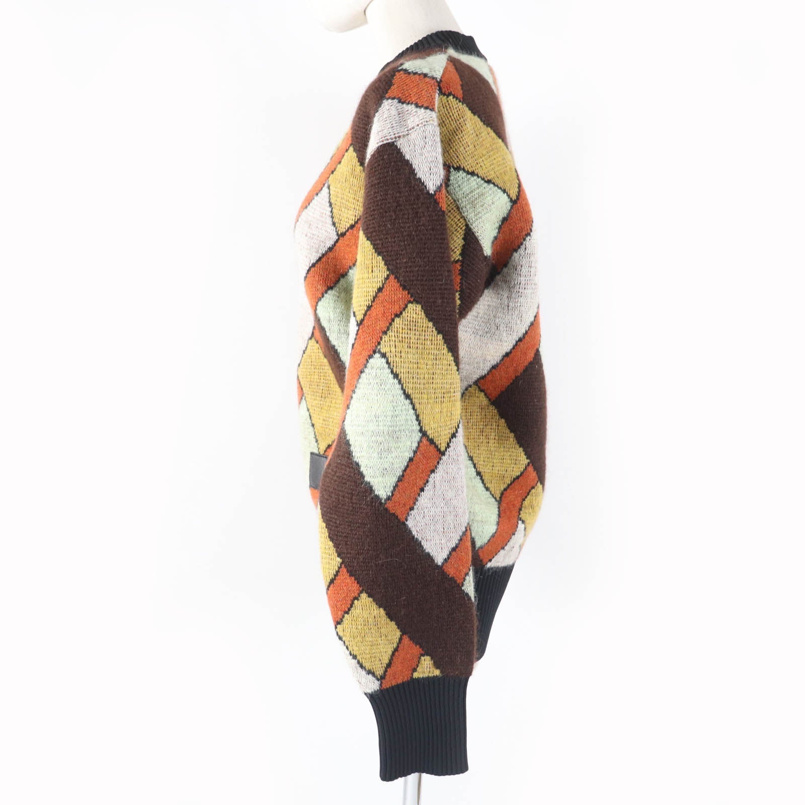 Louis Vuitton knit 1AAMCF Part cowhide S Nylon Wool Multicolor Handbag
