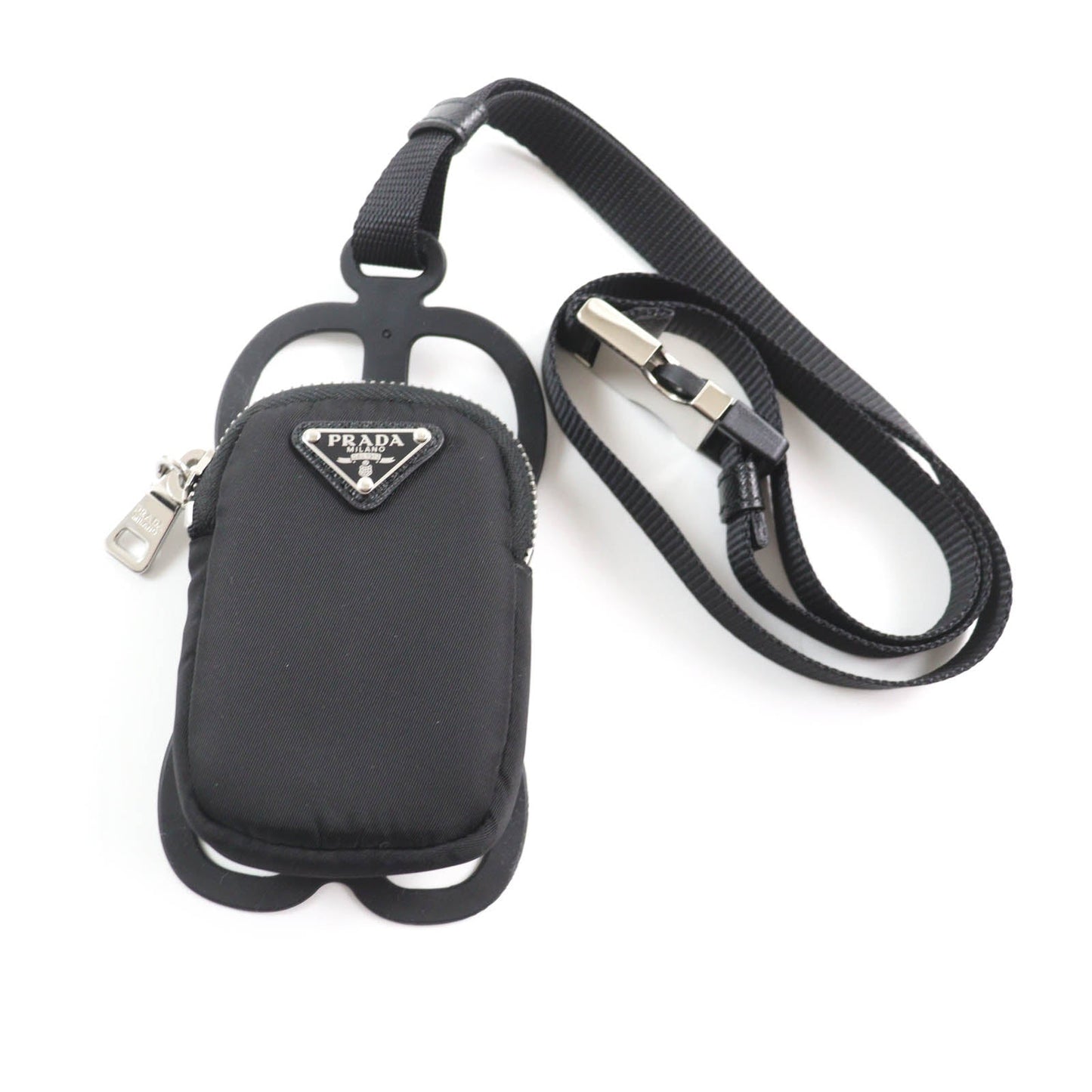 Pouch Handbag Nylon Black Travel Bag