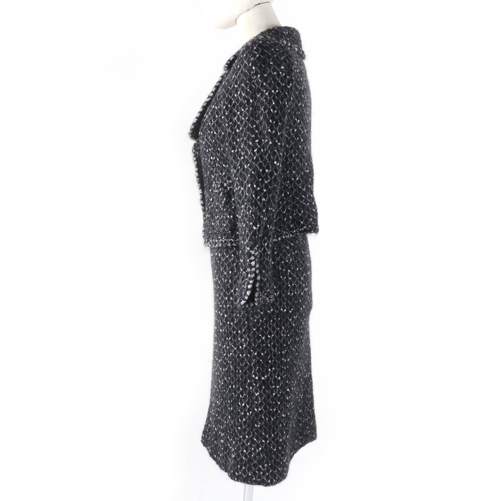 Chanel setup 05A Black White Handbag