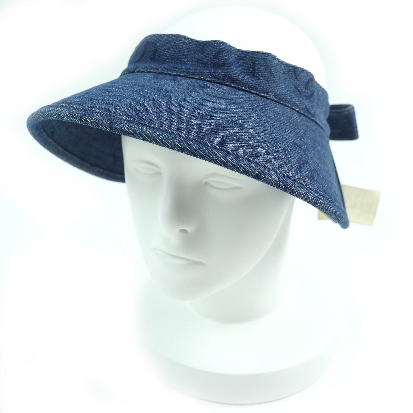 Chanel Sun visor 02P Blue Handbag