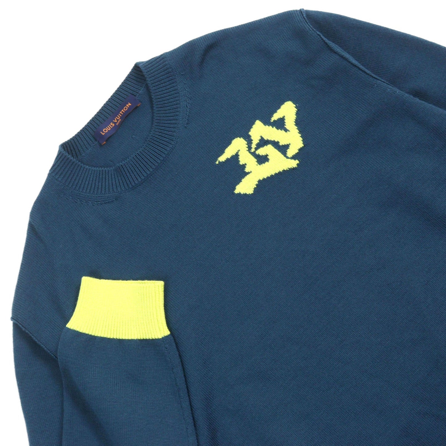 Louis Vuitton knit HNN02W Wool Blue Apparel 2