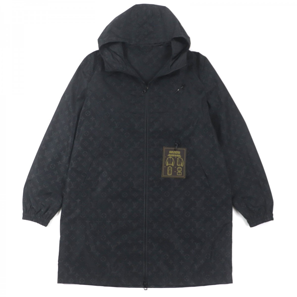 Louis Vuitton Mountain Hoodie HNK48W Nylon Black Apparel
