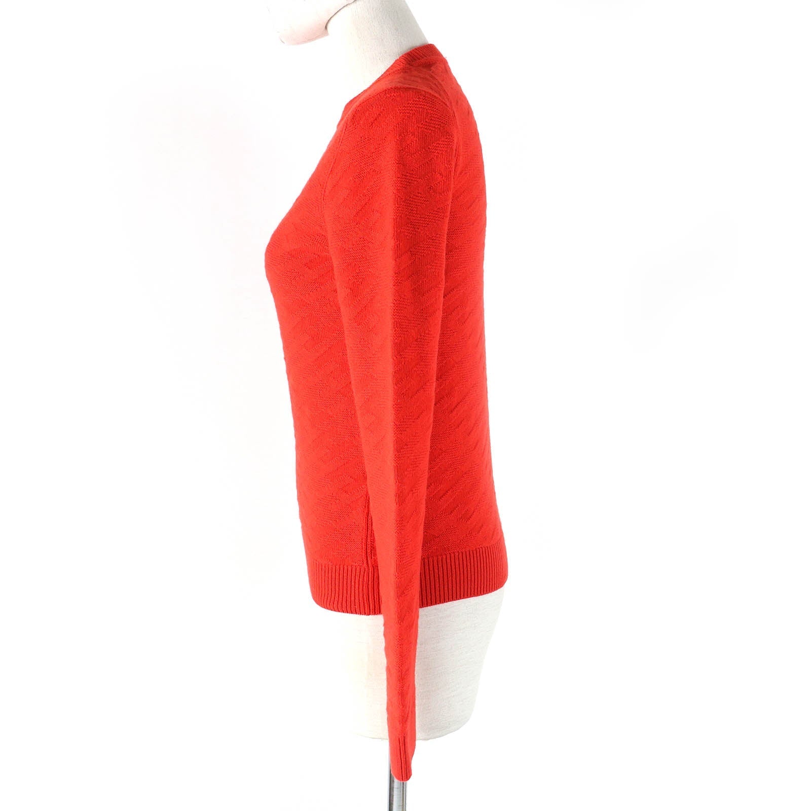 Knit Main: Wool Women Handbag Red Travel Bag