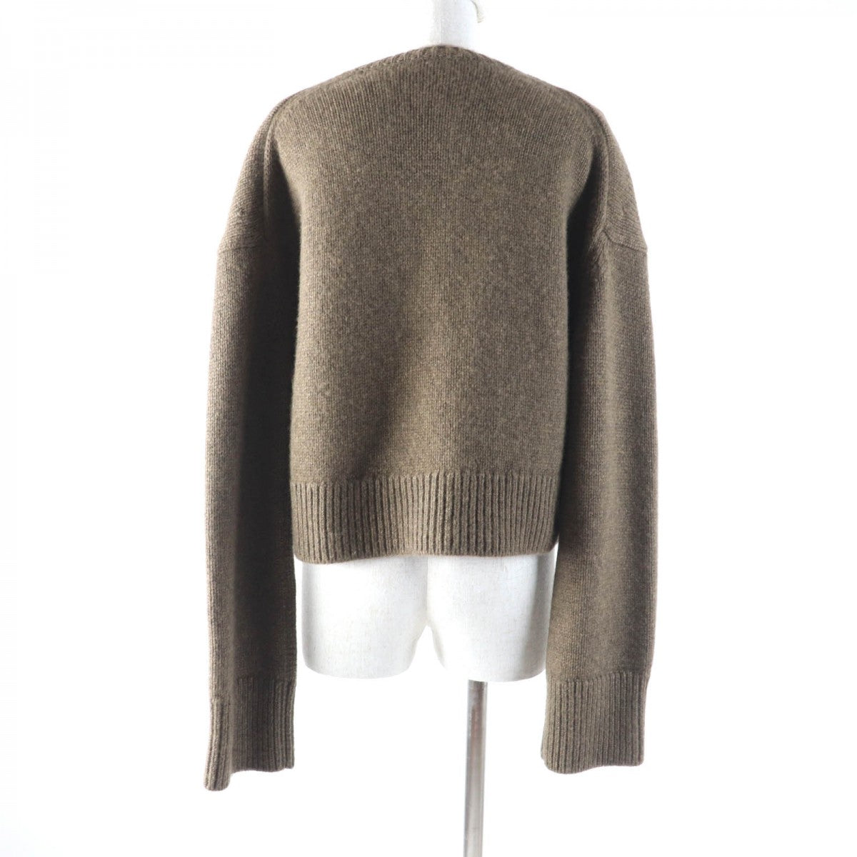 Knit Es Main: Cashmere Women Xs Handbag Brown Travel Bag
