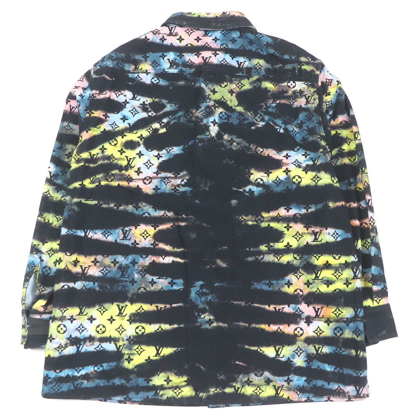 Louis Vuitton Jacket ns L Denim Cotton Black Multicolor Apparel