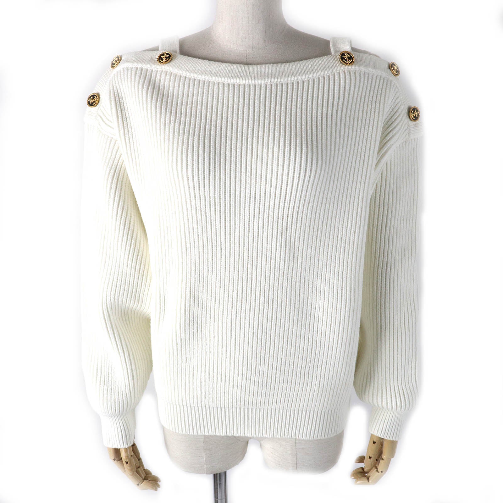 Louis Vuitton knit 43 polyester 2 polyamide Cotton White Shoulder Bag