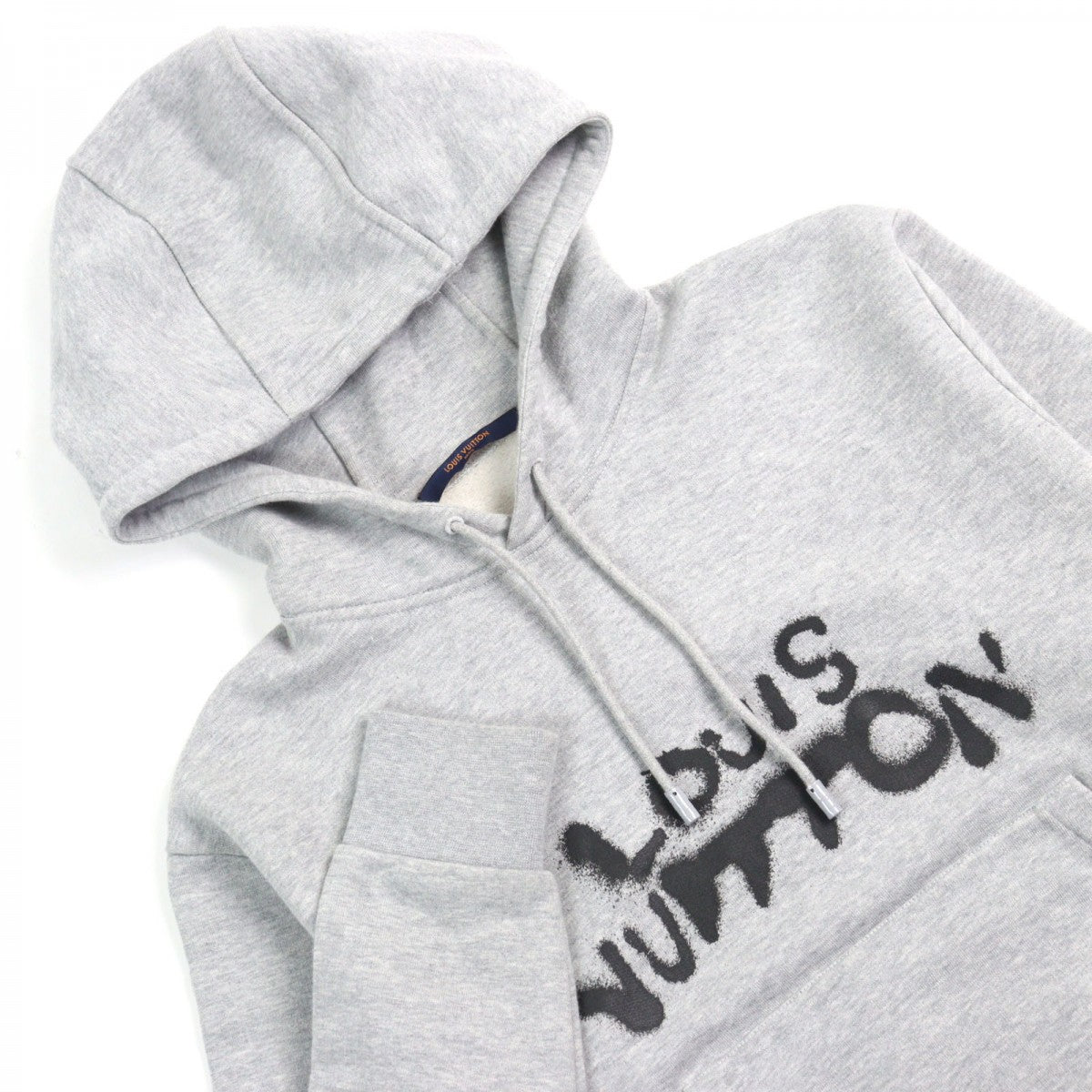 Louis Vuitton Hoodie HLY68W Cotton Gray Apparel