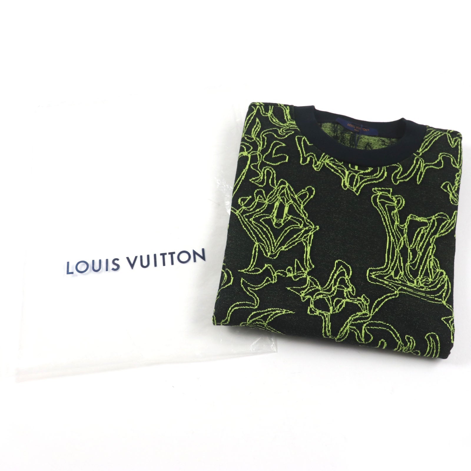 Louis Vuitton sweater L Monogram Cotton Black Apparel