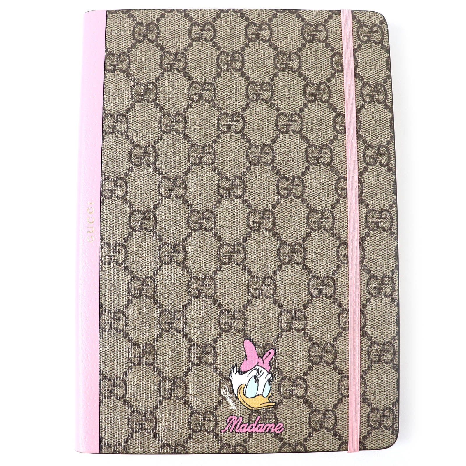Gucci Notebook Beige Pink Travel Bag