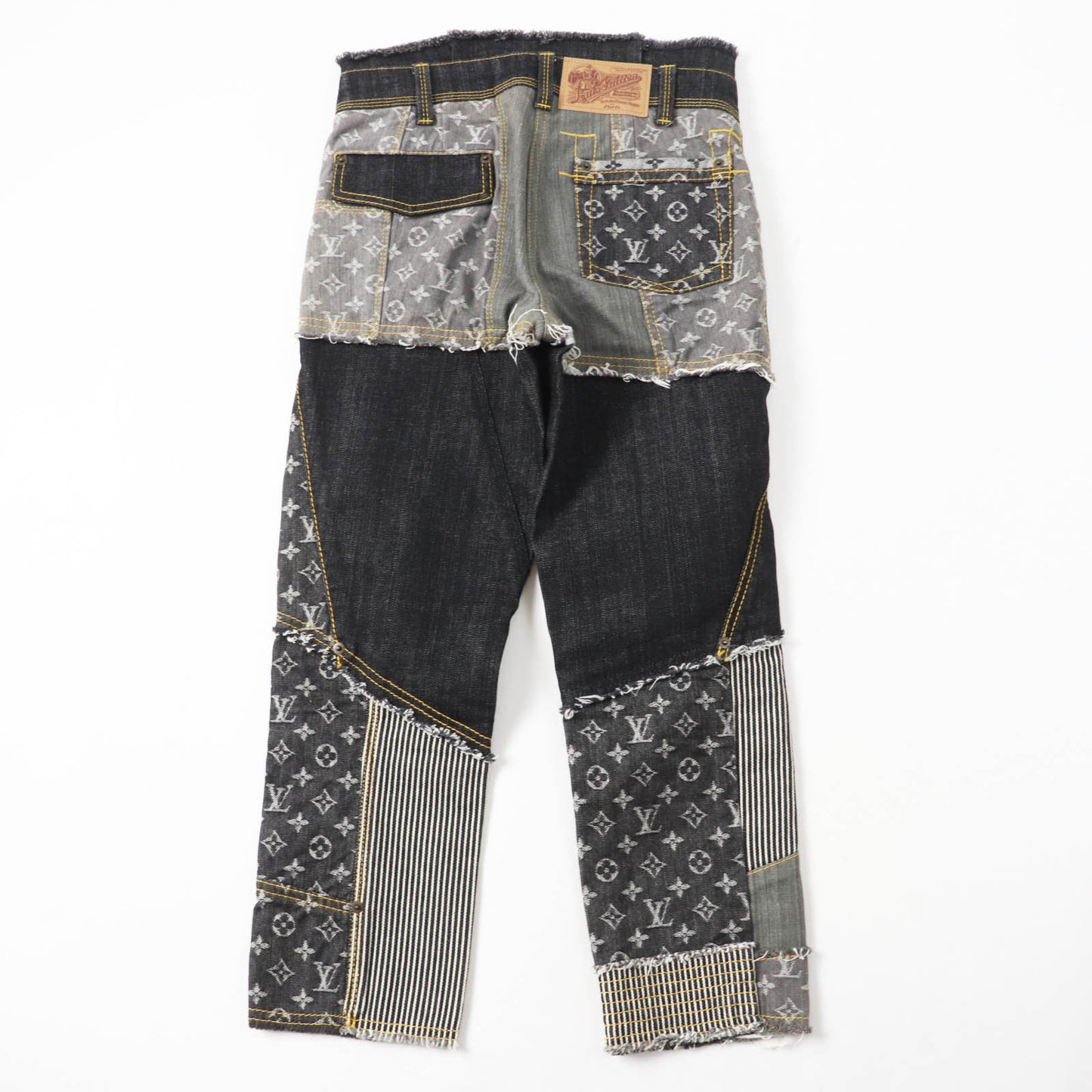Louis Vuitton 07SS e 34 Denim Cotton Blue Gray Apparel