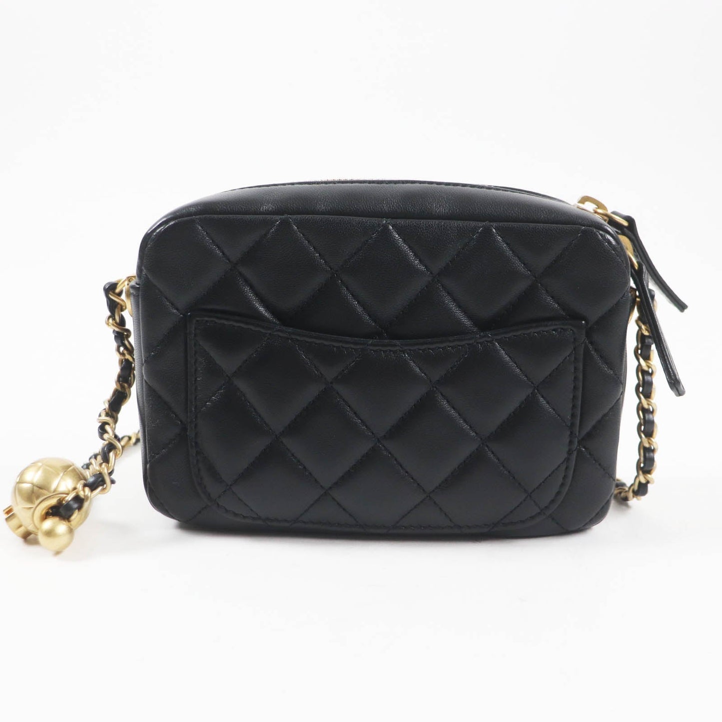 Chanel lambskin Matrasse Black Shoulder Bag 3