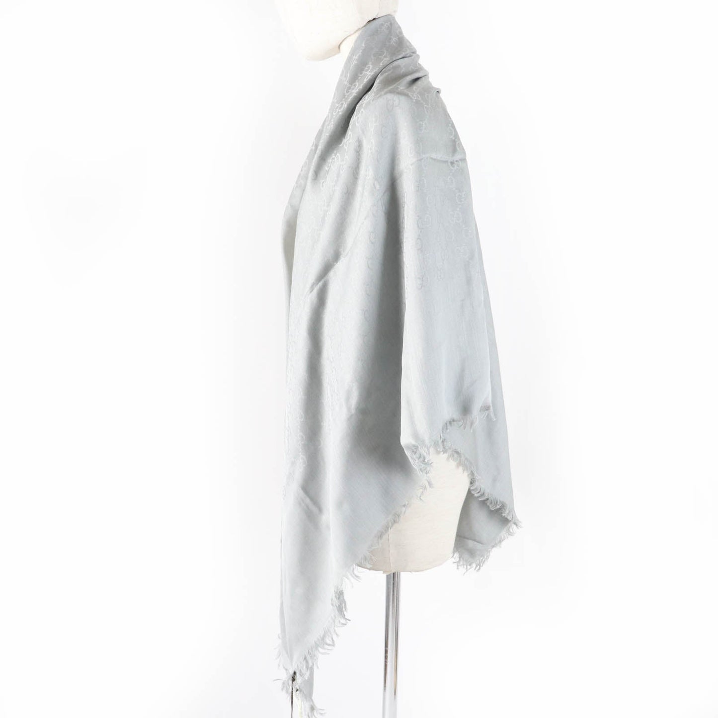 Gucci shawl Wool Gray Scarf