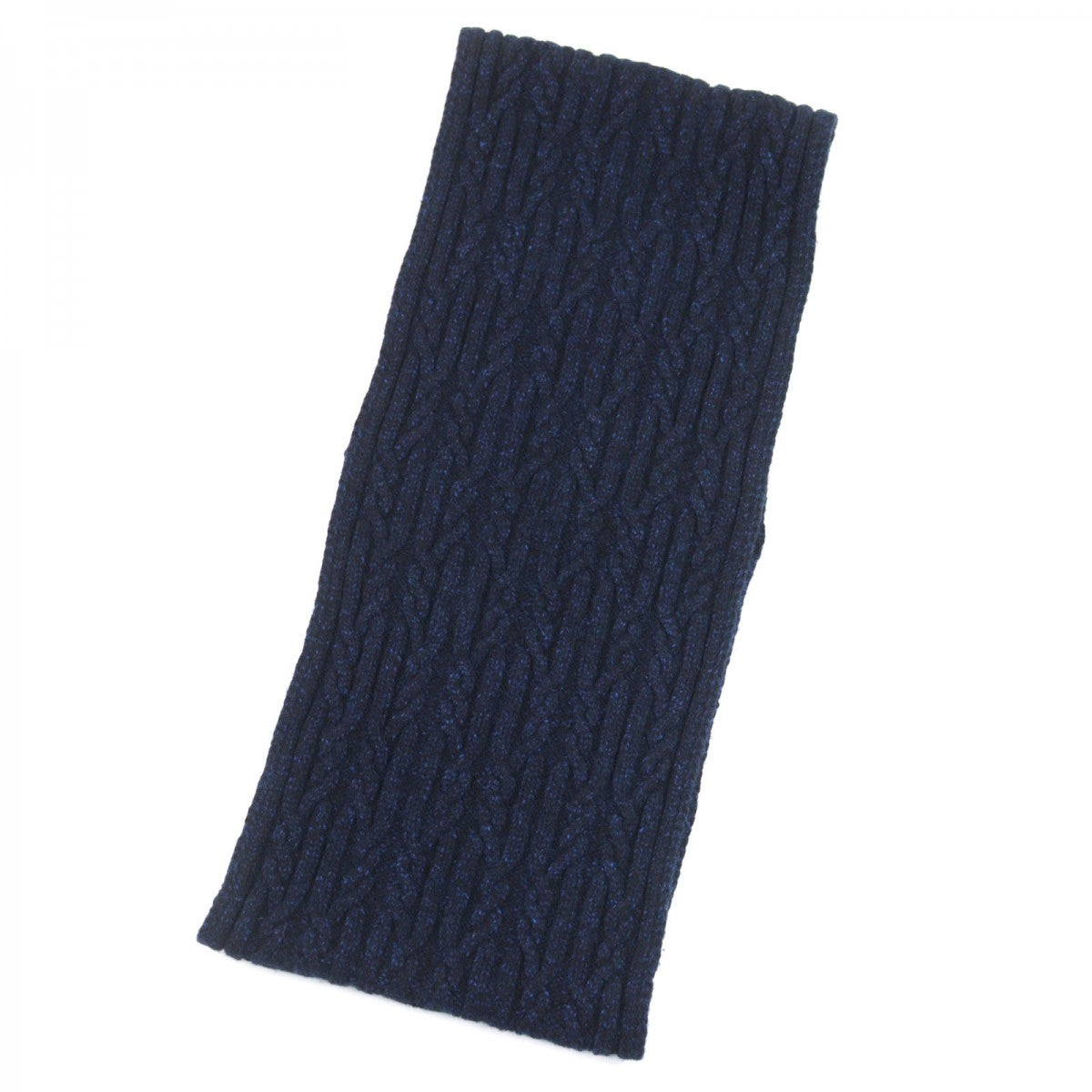 Snood Main: Wool, Cashmere, Silk Navy Type Travel Bag
