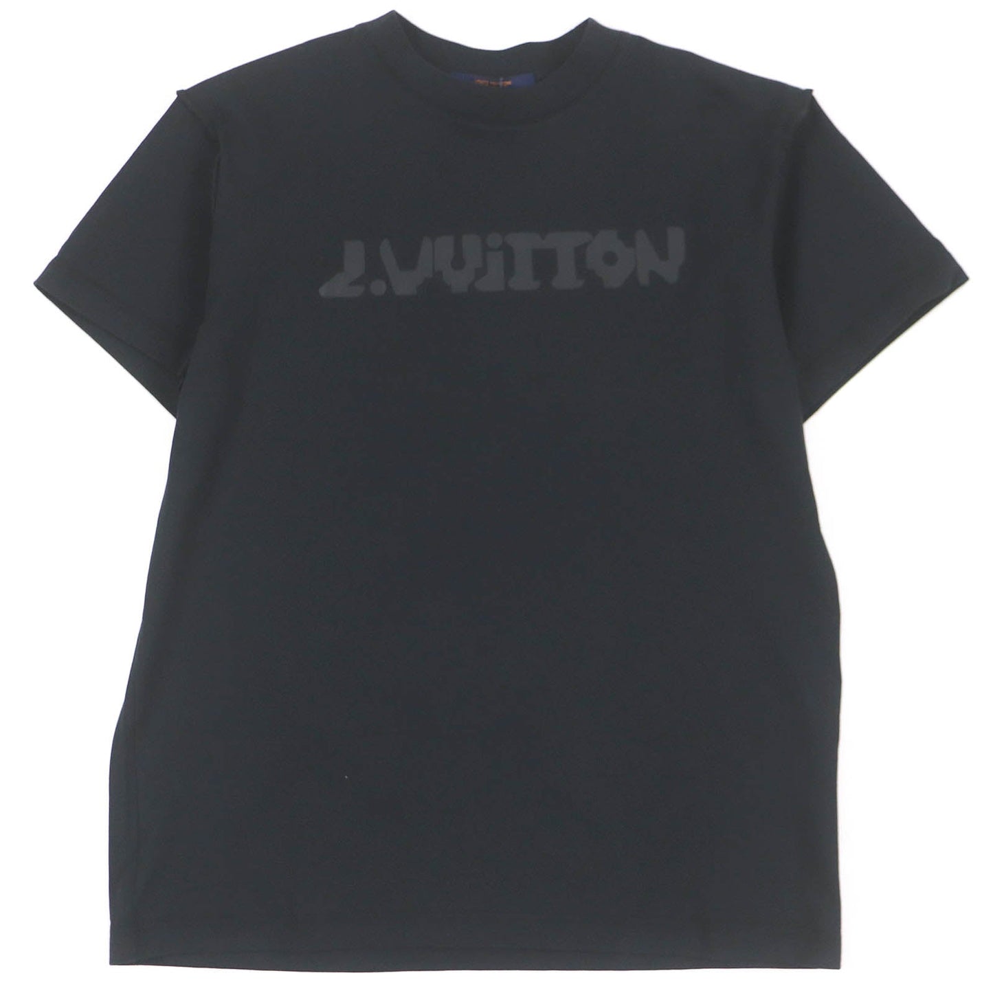 Louis Vuitton Short sleeve T-shirt Cotton Black Apparel