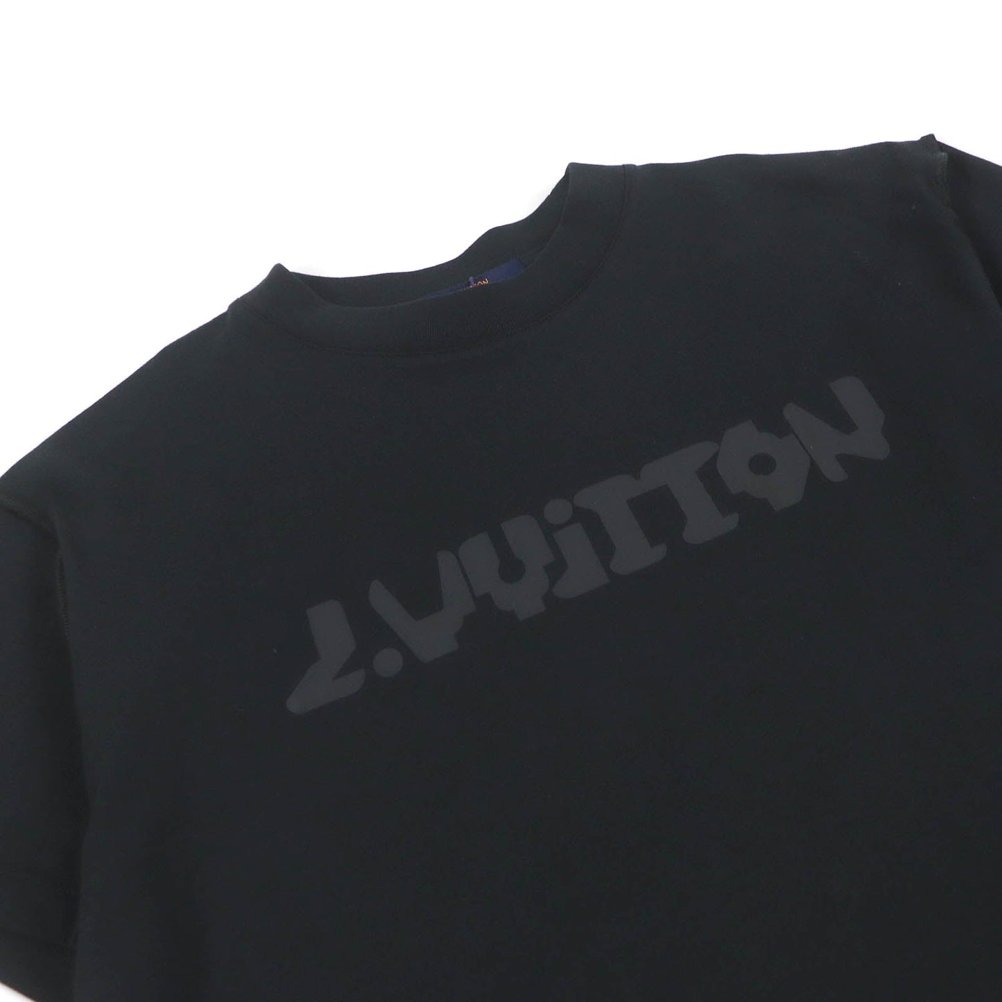 Louis Vuitton Short sleeve T-shirt Cotton Black Apparel