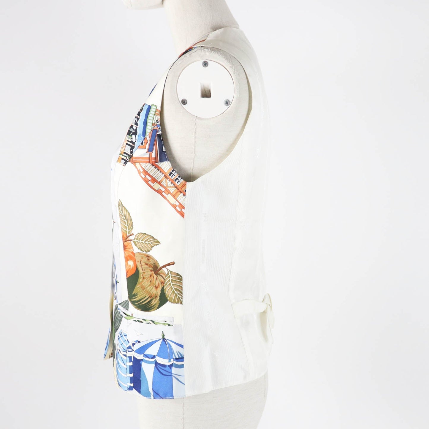 Vest Outer: Silk, Outer: Acetate, Lining: Acetate Travel Bag