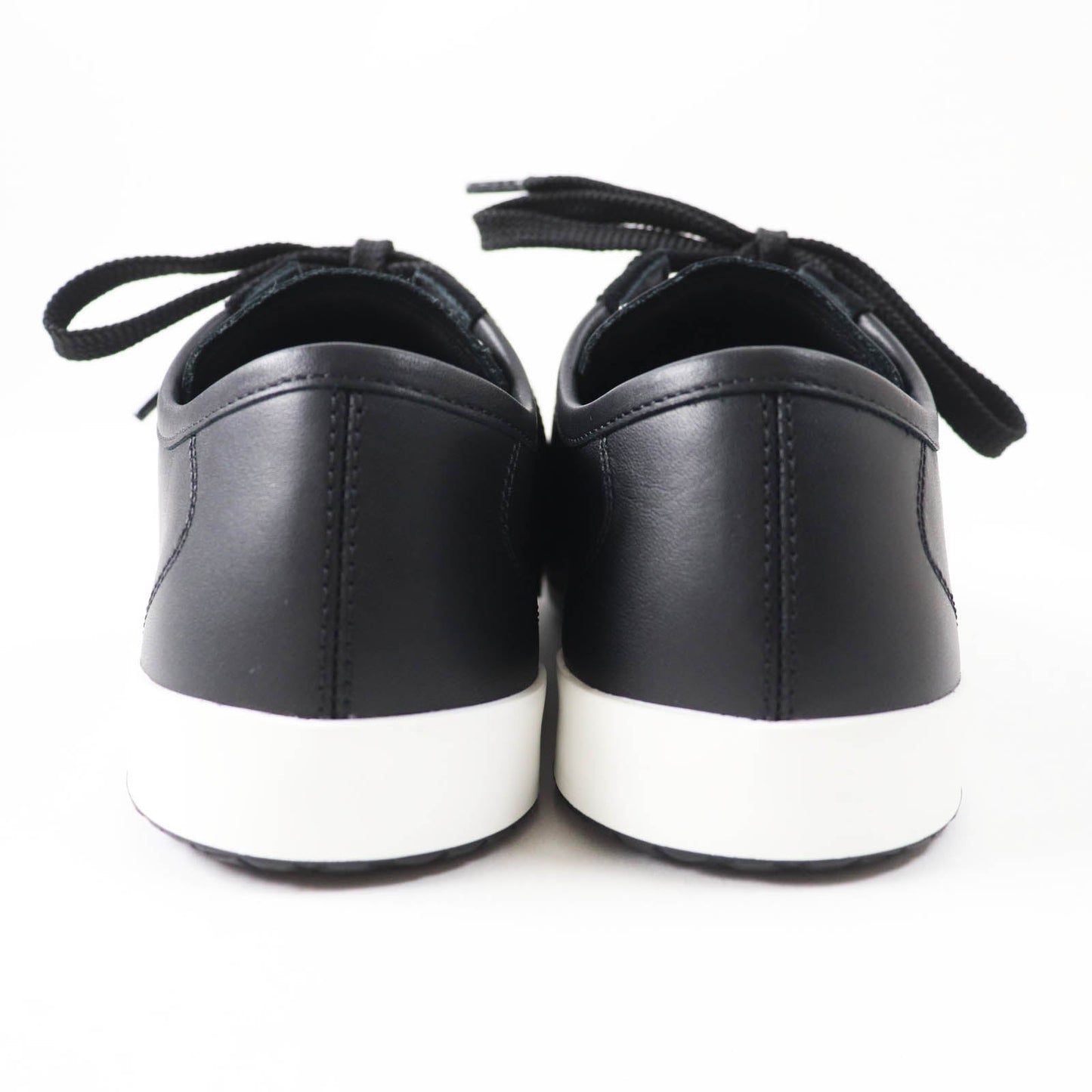 Chanel Calf Leather Suede Sneakers Black White 36