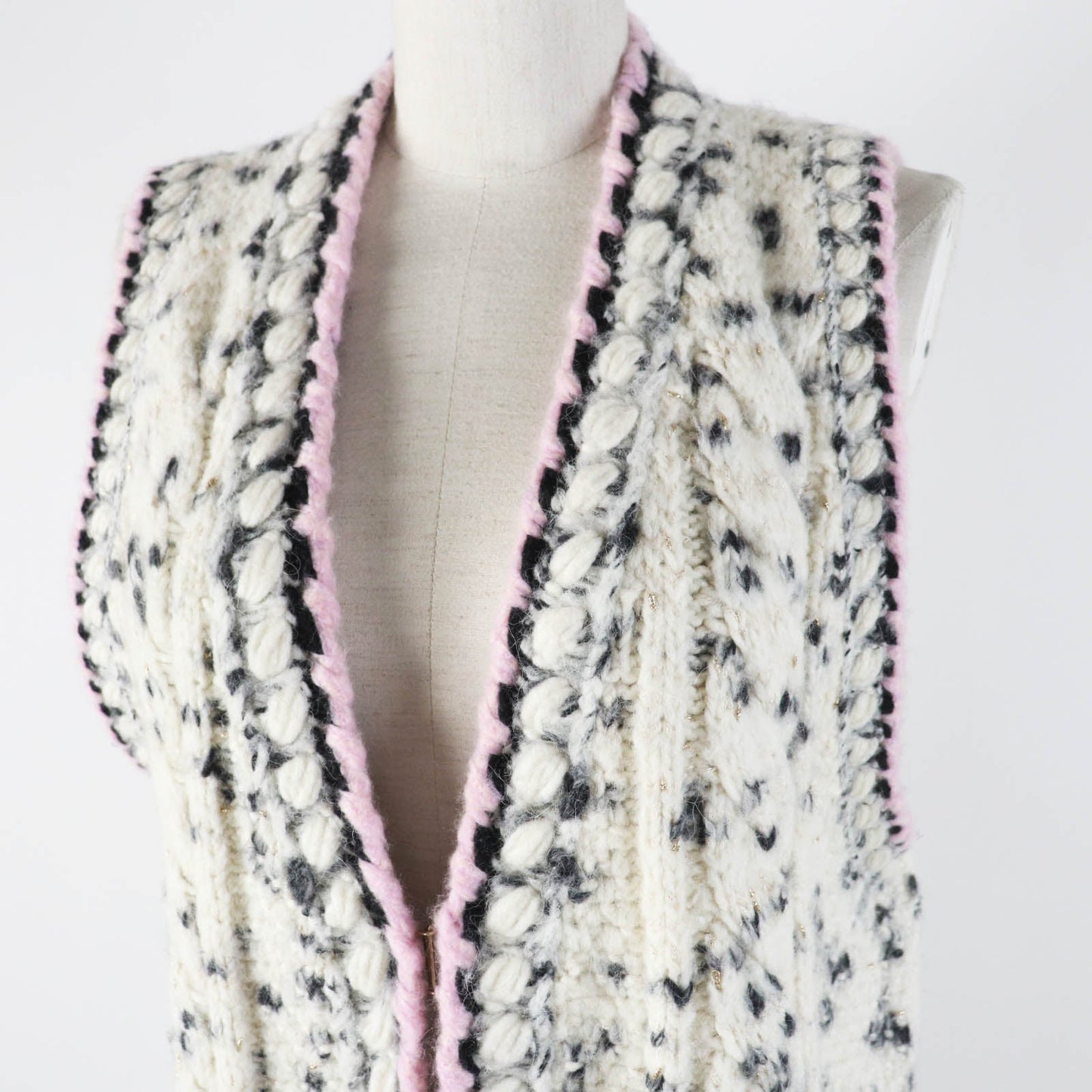 Chanel Cashmere Wool Long Knit Dress 36 Women