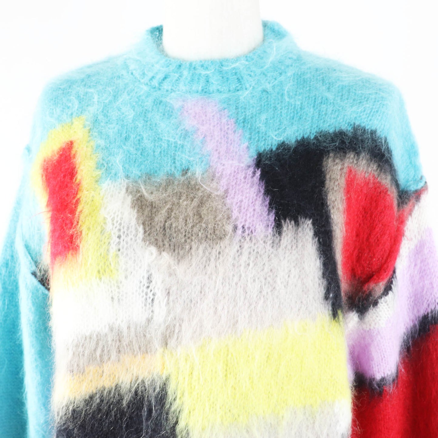 Fendi Knit Main Mohair Main Main Wool Multi Women Nylon Travel Bag