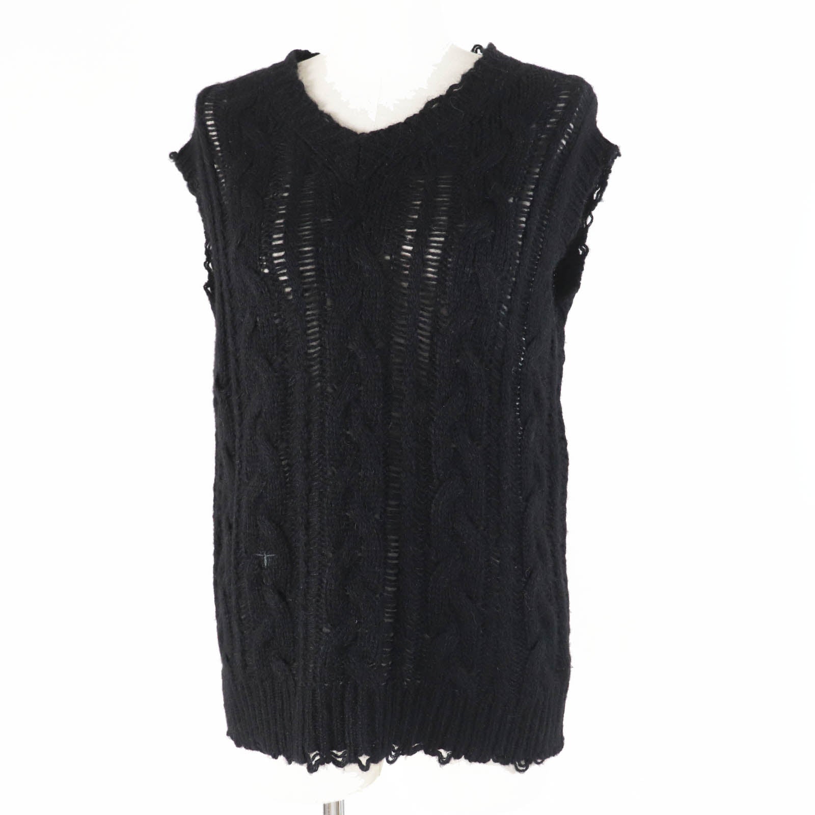 Dior Christian Vest Main: % Alpaca, Main: % Black Travel Bag