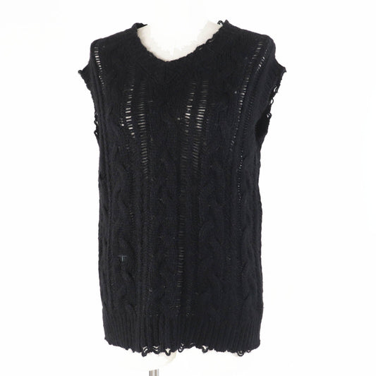 Dior Christian Vest Main: % Alpaca, Main: % Black Travel Bag