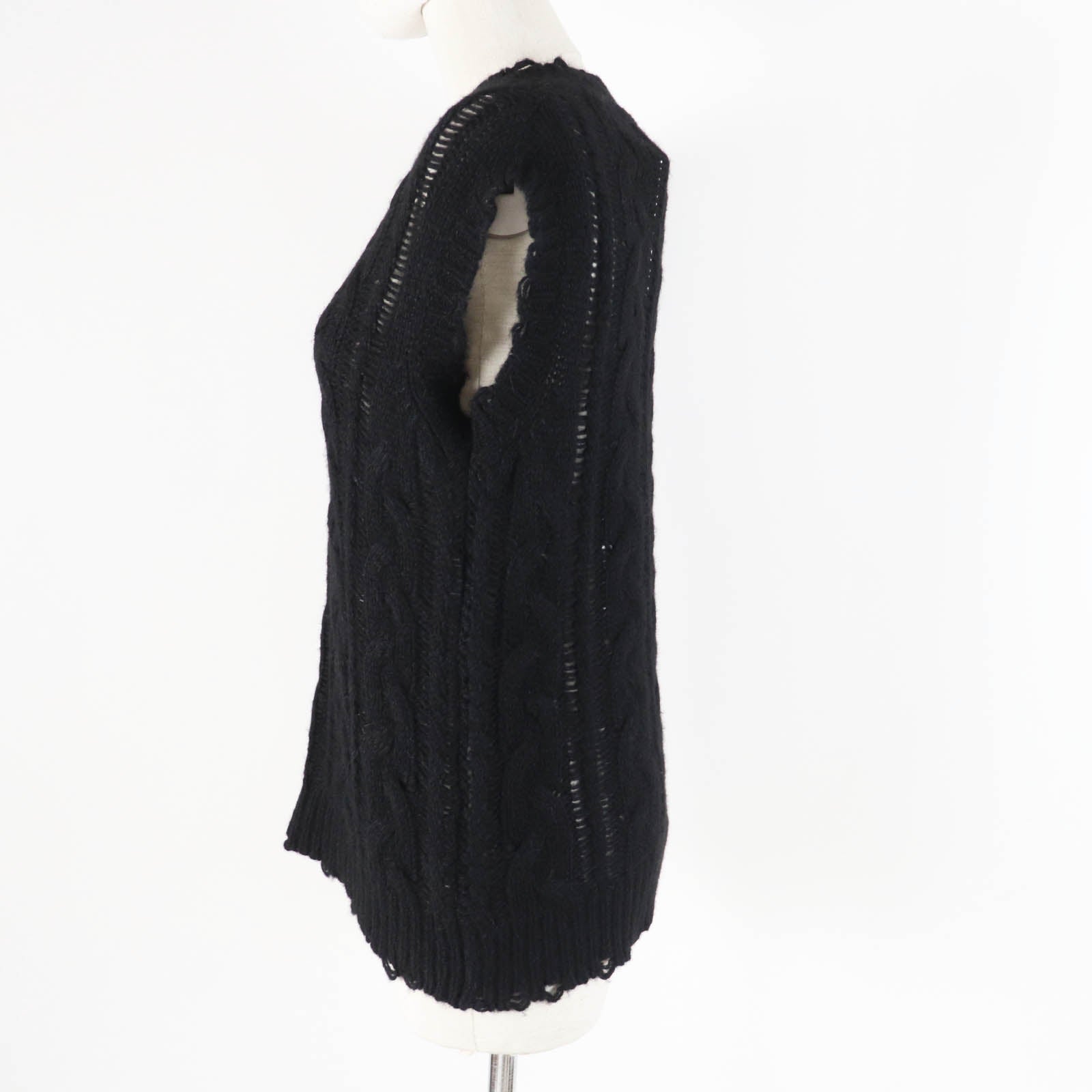 Dior Christian Vest Main: % Alpaca, Main: % Black Travel Bag