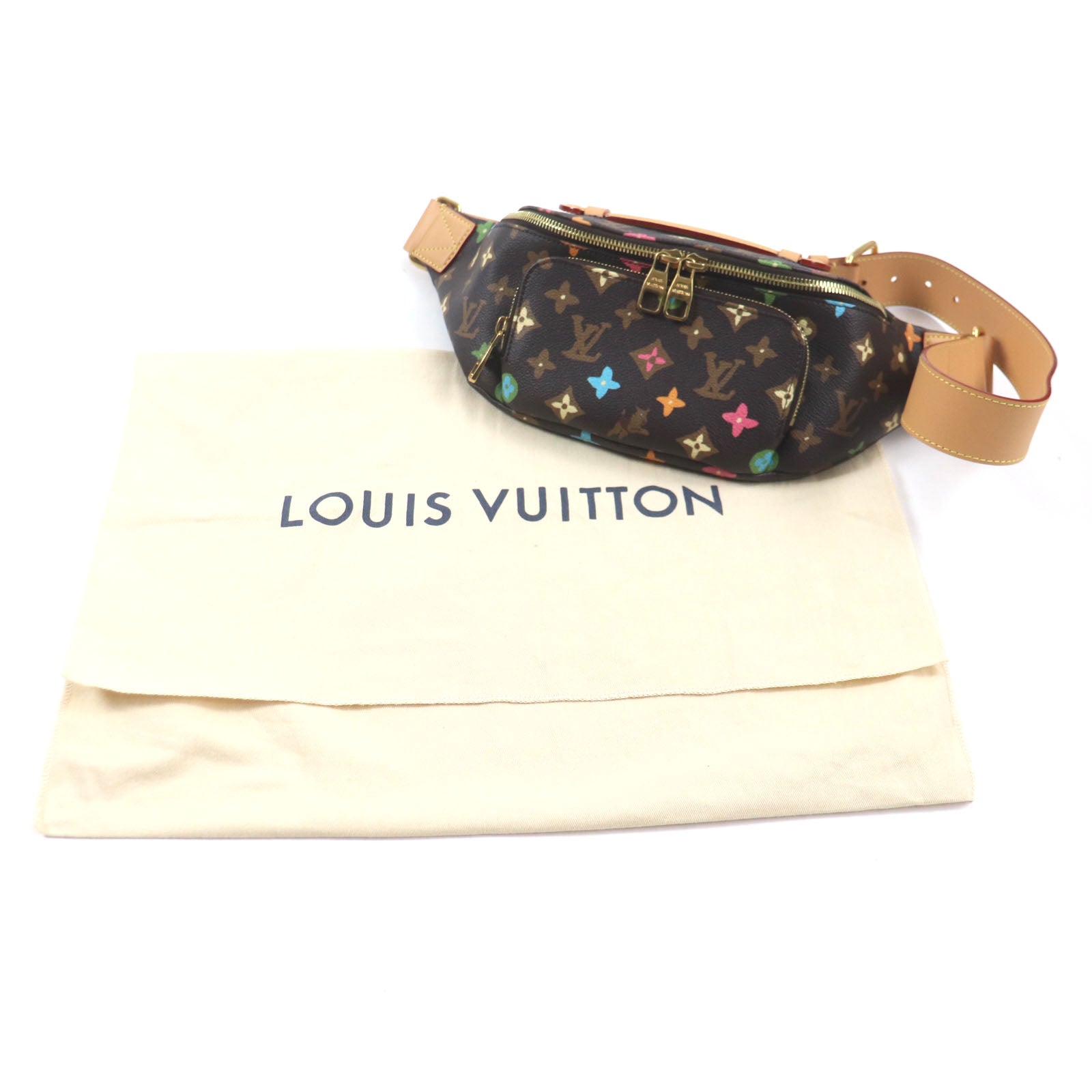 Louis Vuitton Sling M24858 Craggy chocolate Rush Monogram Canvas Crossbody Bag