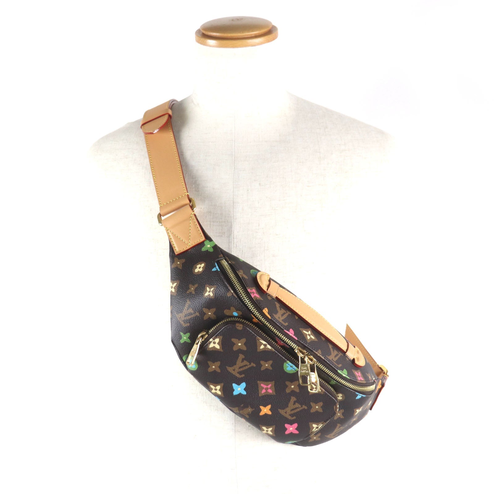 Louis Vuitton Sling M24858 Craggy chocolate Rush Monogram Canvas Crossbody Bag