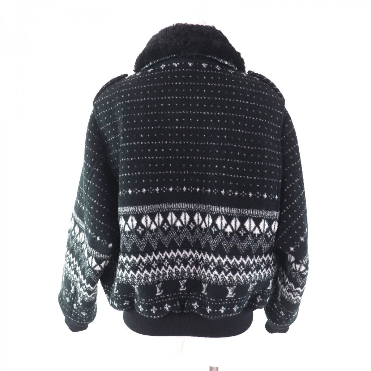 Louis Vuitton Jacket Part 11 1 polyurethane Nylon Wool Black Apparel