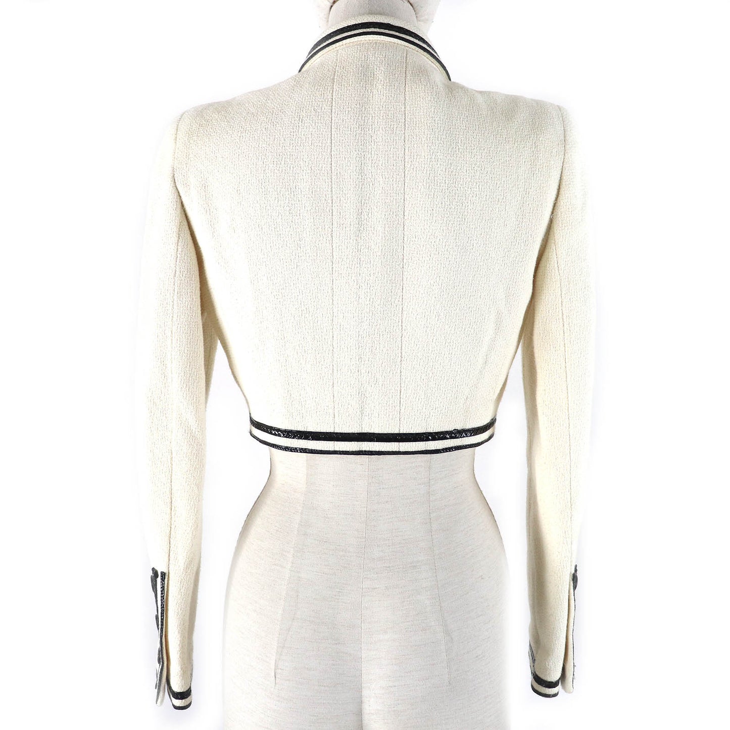 Chanel   Tweed Jacket Cotton Silk 36