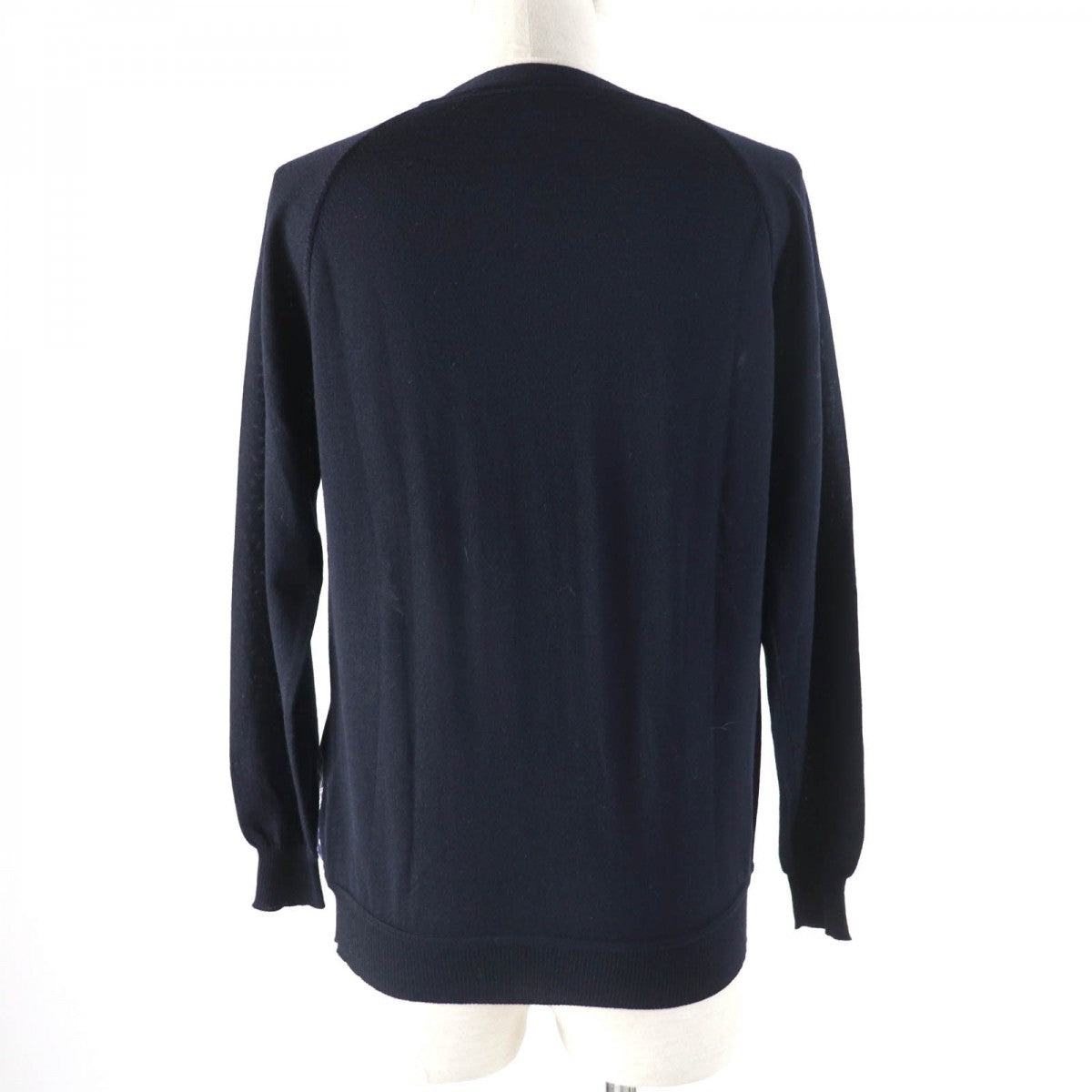 Knit Main: Wool, Part: Silk Navy Eperon Gold Travel Bag
