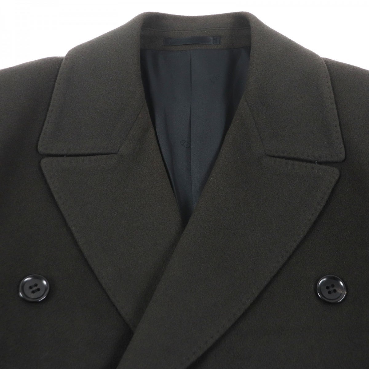 Dior Christian Double Chester Coat Outer: % Cashmere, Travel Bag